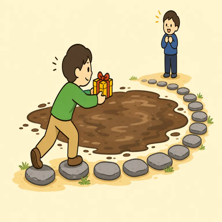 expressly（わざわざ・adverb）の覚え方イラスト
