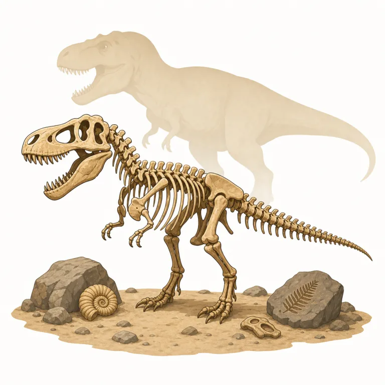 extinct（絶滅した・形容詞）の覚え方イラスト — extinct は生物の種が「絶滅した」という意味でよく使われます