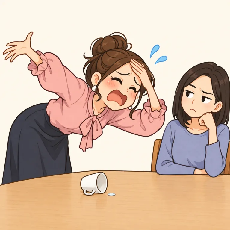extravagant（大げさな・adjective）の覚え方イラスト