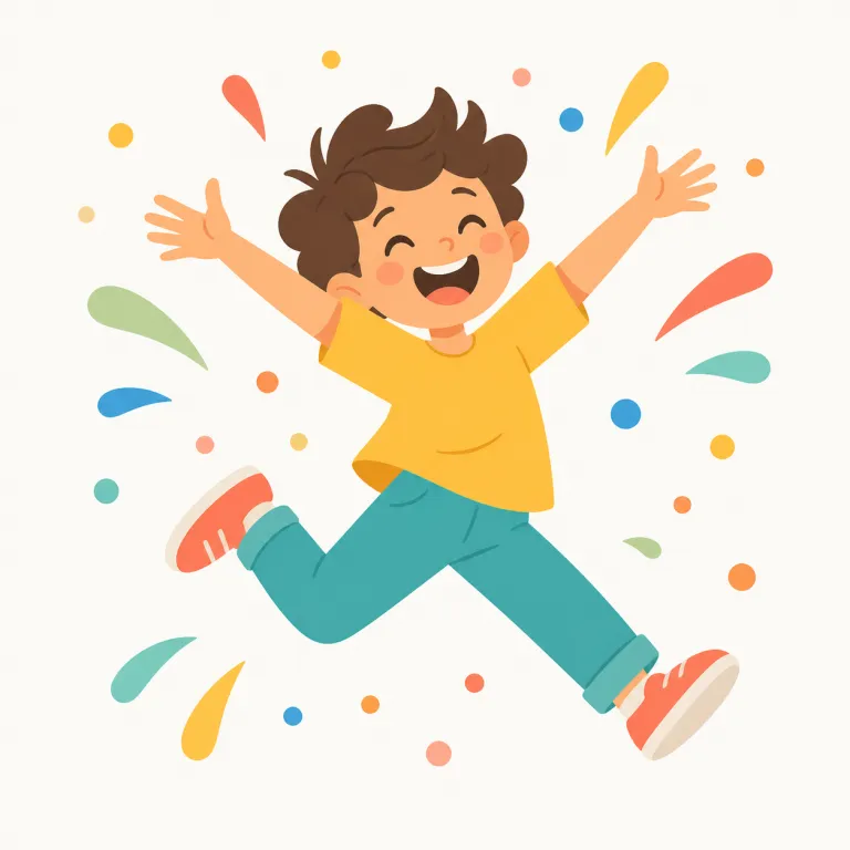 exuberant（生き生きした・形容詞）の覚え方イラスト