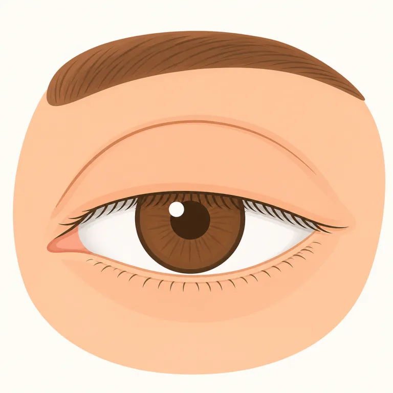 eyelid（まぶた・名詞）の覚え方イラスト — eye（目）+ lid（ふた）で「目のふた」と考えると定着しやすい語です