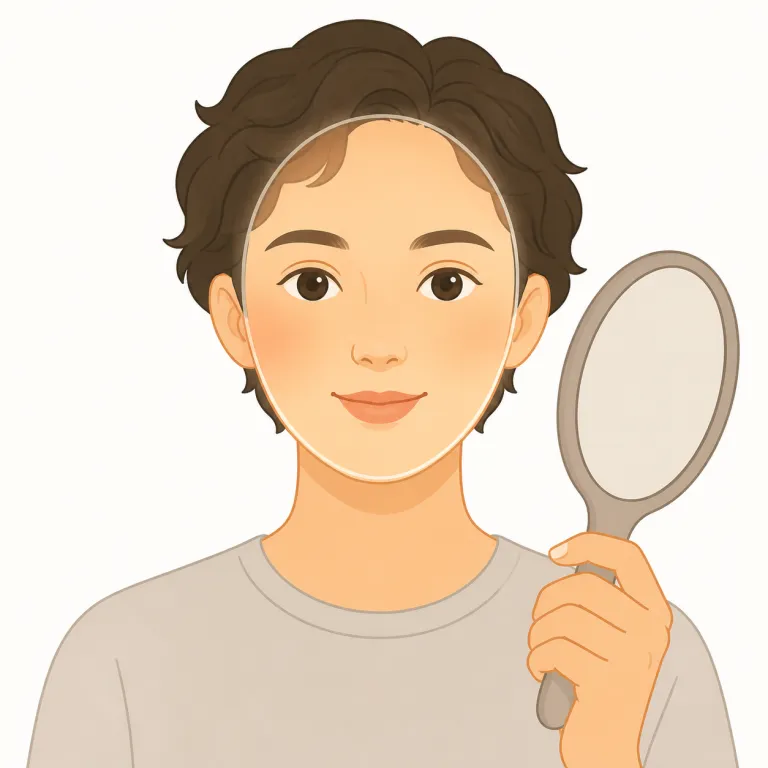 facially（顔的に・副詞）の覚え方イラスト — face→facial→facially の順に形を並べて覚えると定着しやすいです