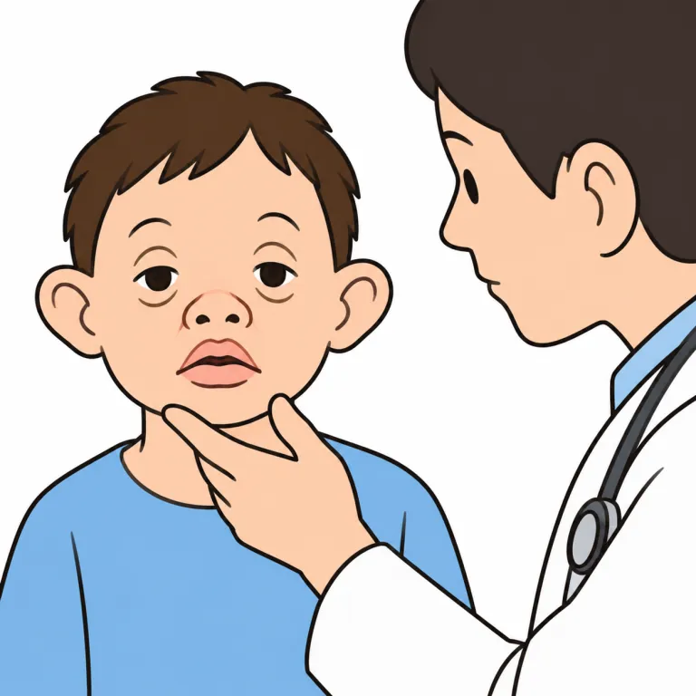 facies（特徴的顔貌・noun）の覚え方イラスト