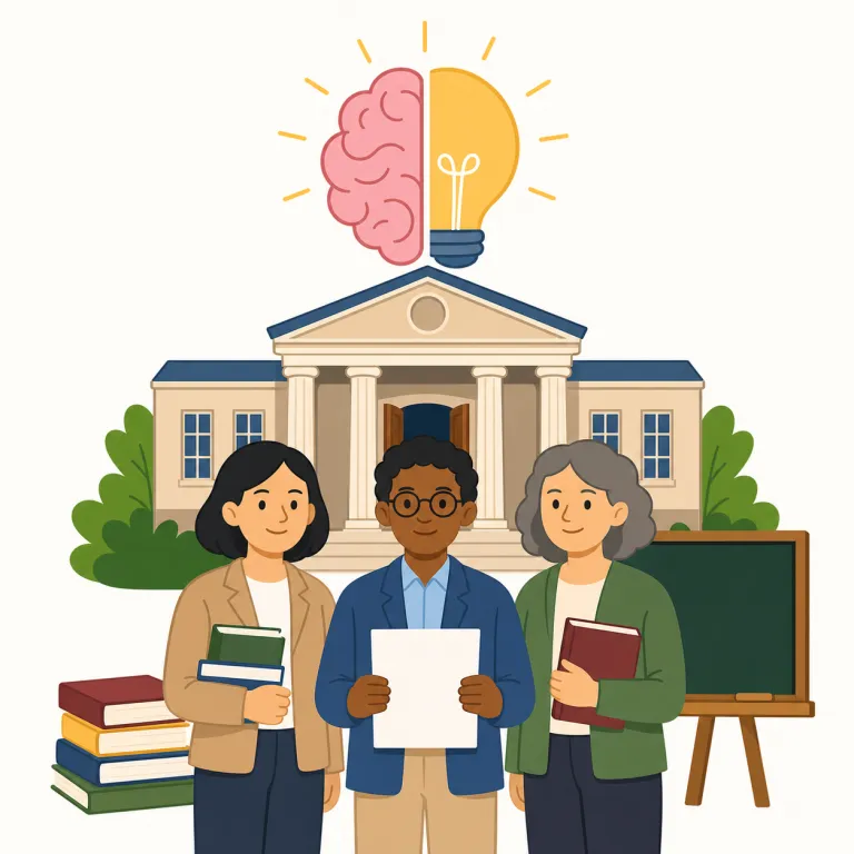 faculty（能力，学部，教授陣・名詞）の覚え方イラスト — faculty は「知的な働きをする力・集まり」でまとめると覚えやすい