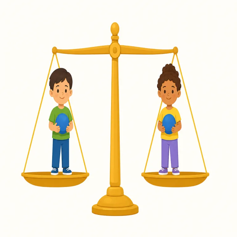 fairness（公平性・名詞）の覚え方イラスト — fair を知っていれば覚えやすい語です