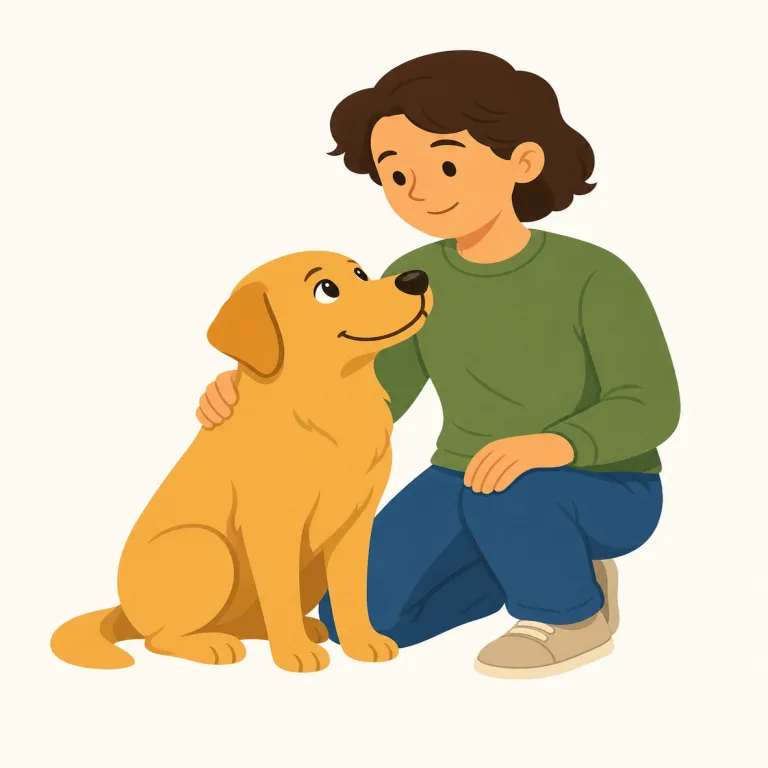 faithful（忠実な・形容詞）の覚え方イラスト — faithful は faith（信頼・信念）から広がる形容詞で、「決めた相手・約束・信仰・原作から離れず、そのまま守る」と考えると覚えやすいです