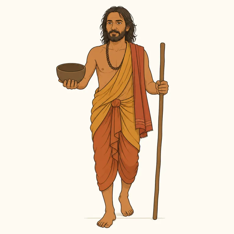 fakir（苦行者、托鉢修行者・noun）の覚え方イラスト
