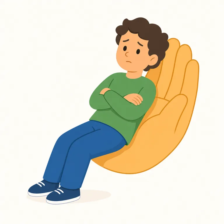 fall back on（（困ったときに）～に頼る・句動詞）の覚え方イラスト — まずは普通の rely on を知っておき、その上で fall back on は「第1案がだめで、後ろに置いていた予備へ戻って頼る」と覚えると定着しやす…