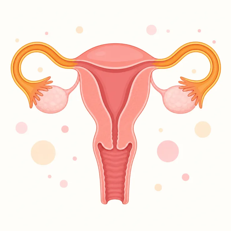 fallopian（卵管の・形容詞）の覚え方イラスト — 単独で覚えるより fallopian tube をひとかたまりで覚えるのが近道です
