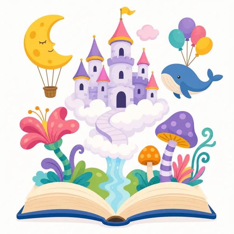 fanciful（空想的な・形容詞）の覚え方イラスト — fancy を「おしゃれ」だけでなく「思いつき・空想」まで含む語として押さえると覚えやすいです