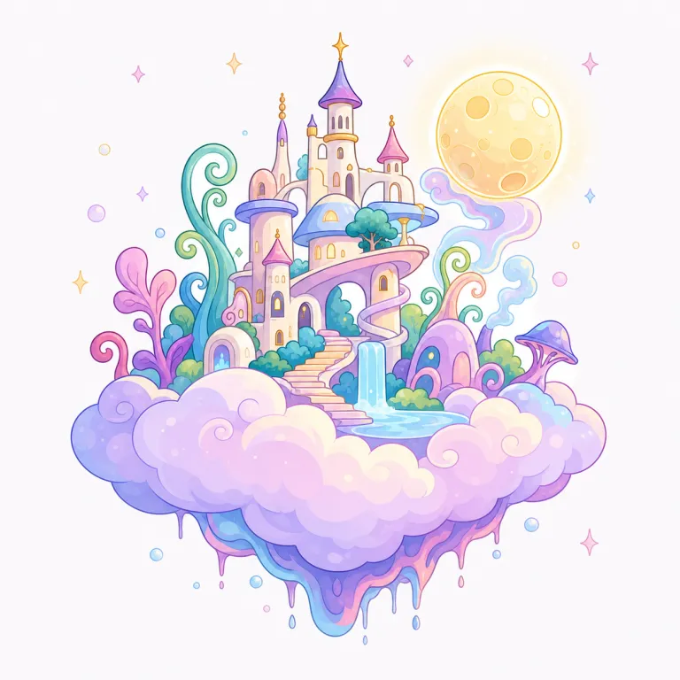 fantastical（幻想的な・形容詞）の覚え方イラスト — fantasy と fantastic を土台に覚えると入りやすい語です