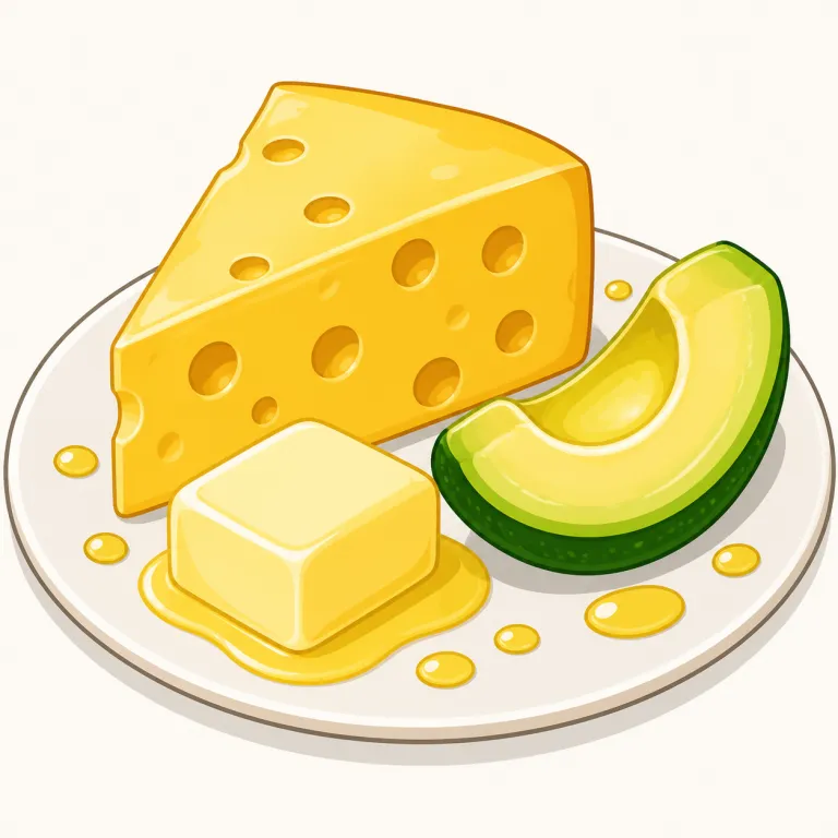 fat（太った・形容詞）の覚え方イラスト — fat は「体に fat（脂肪）が余分についている」と考えると覚えやすい