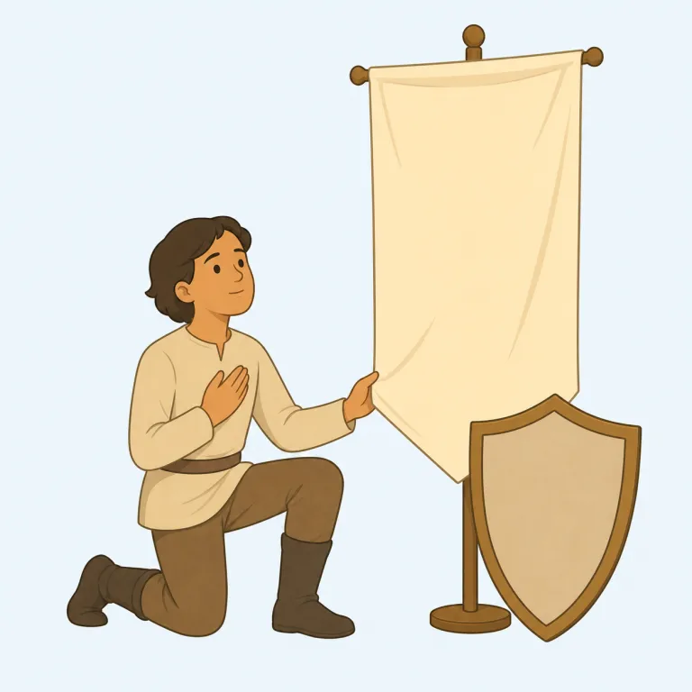 fealty（忠誠・名詞）の覚え方イラスト — faith や fidelity を知っているとつながりやすい語