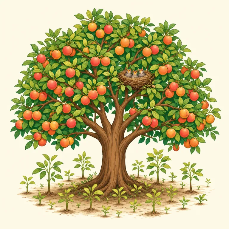 fecund（多産な・形容詞）の覚え方イラスト — まず fertile・fruitful・productive と並べて覚える