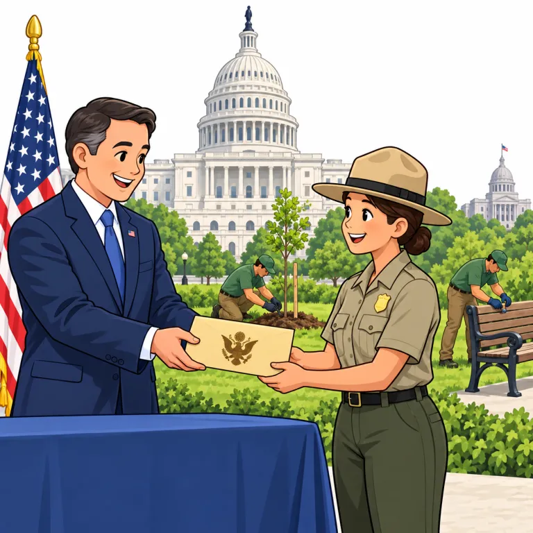 federally（連邦的に・adverb）の覚え方イラスト