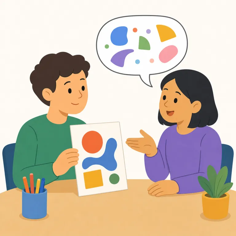 feedback（フィードバック・名詞）の覚え方イラスト — これは feedback の「反応、意見」という基本義とは別に、仕組みの中で出力の一部が戻され、次の動きに影響するという用法として覚えます