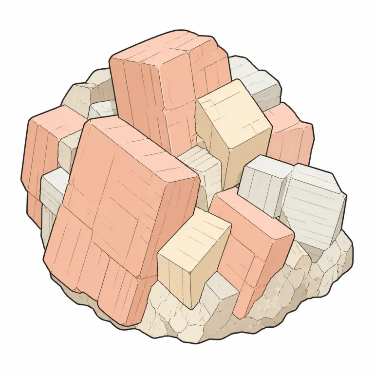 feldspar（長石・noun）の覚え方イラスト