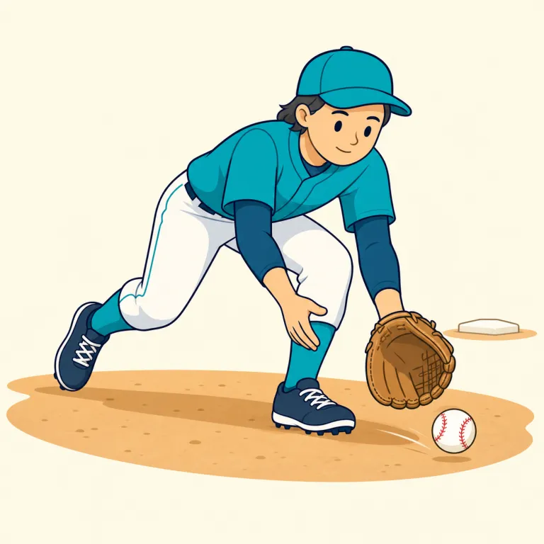 fielder（野手・名詞）の覚え方イラスト — fielder はまず field「フィールド」と結び付けると覚えやすいです