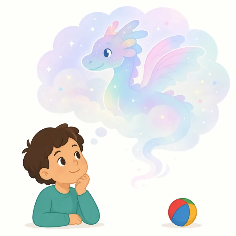 figment（想像物・名詞）の覚え方イラスト — figure や fiction と近い仲間だと見ると覚えやすい語です