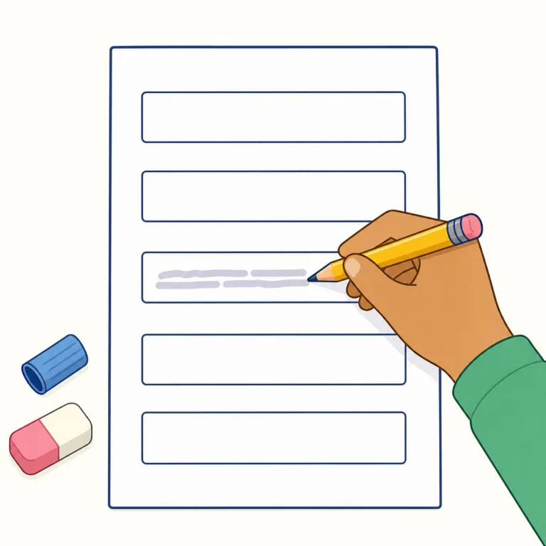 fill（埋める・動詞）の覚え方イラスト — この fill は、基本義の「満たす」とは別に、穴・すき間・空欄などの空いた部分をなくす「埋める」として覚えます