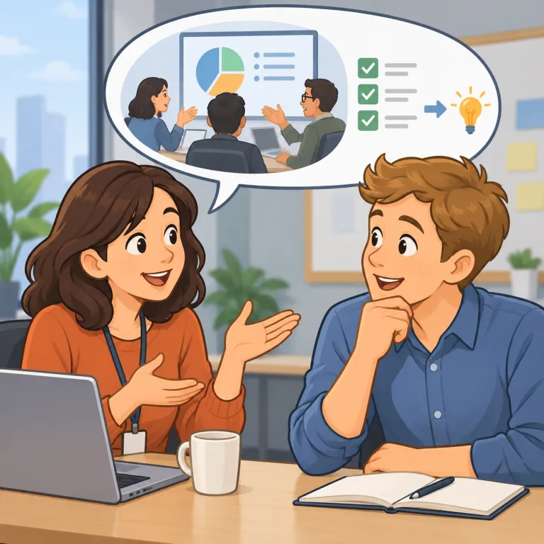 fill in（事情を知らせる・phrasal_verb）の覚え方イラスト