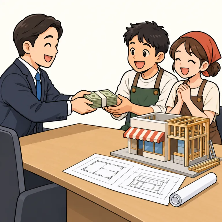 finance（資金を提供する、融資する・verb）の覚え方イラスト
