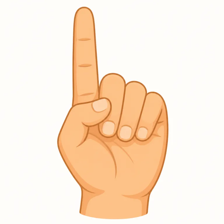 finger（指・名詞）の覚え方イラスト — finger は「手の先で一本ずつ動く部分」として覚えると使いやすい語です