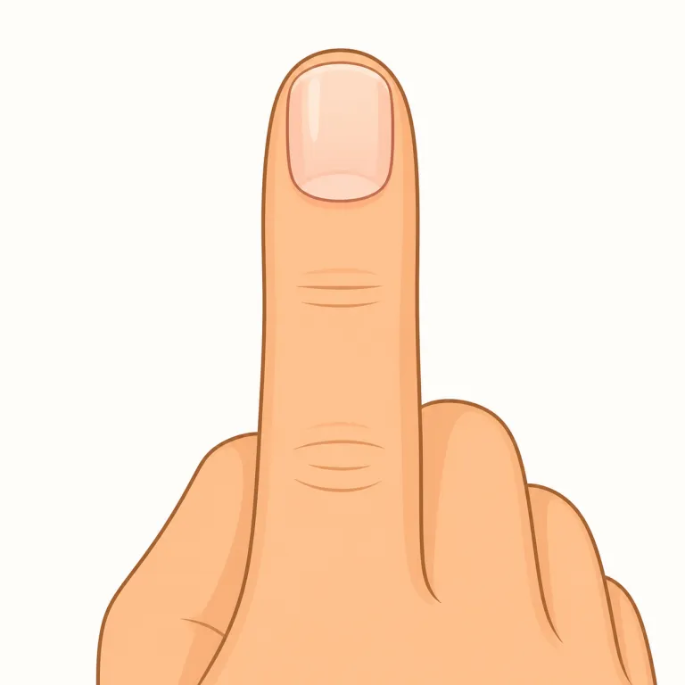 fingernail（つめ・名詞）の覚え方イラスト