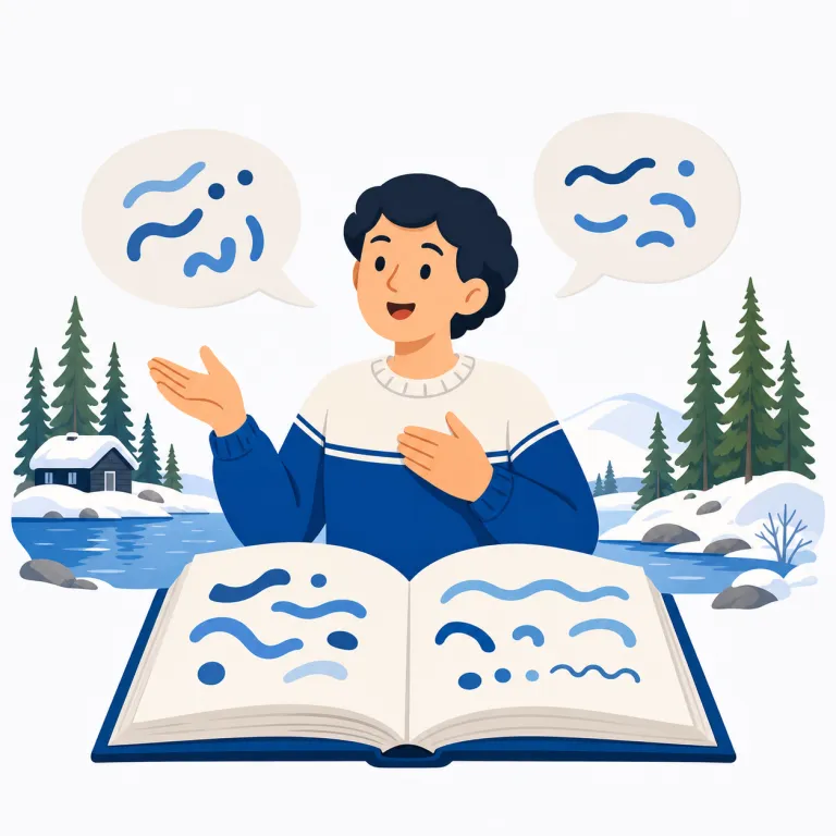 Finnish（フィンランドの・形容詞）の覚え方イラスト — 形容詞では名詞の前に置いて「フィンランド系の」とラベルを付ける語、と覚えるとよいです