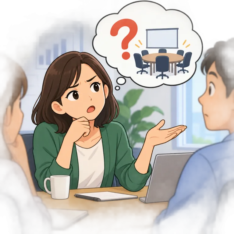 first of all（そもそも・idiom）の覚え方イラスト