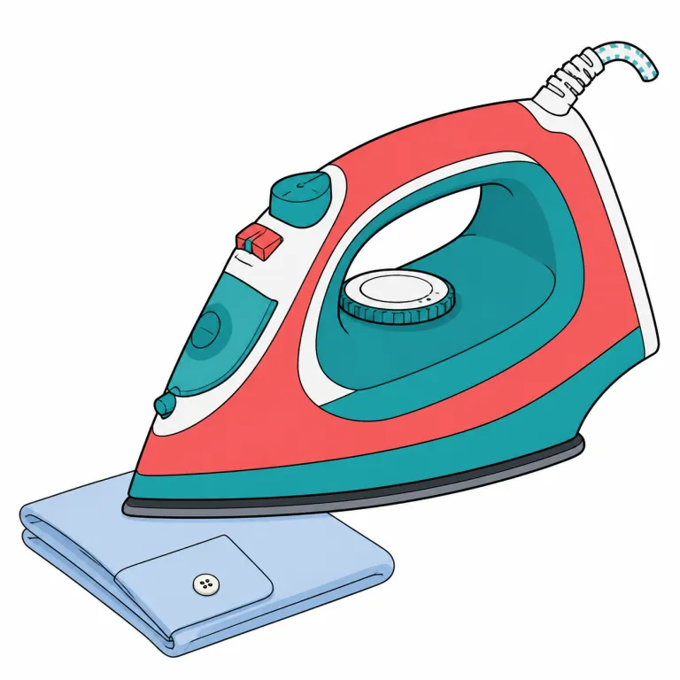 flatiron（アイロン・noun）の覚え方イラスト