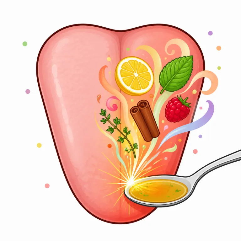 flavor（風味、味・noun）の覚え方イラスト