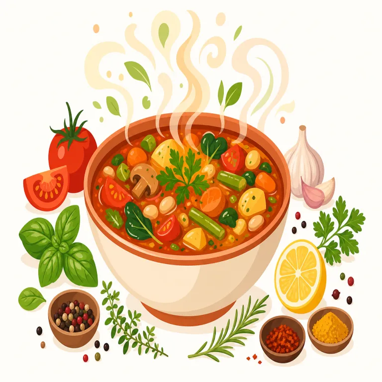 flavourful（風味豊かな・形容詞）の覚え方イラスト — flavourful はまず flavour「風味」と -ful「〜に満ちた」に分けると覚えやすいです