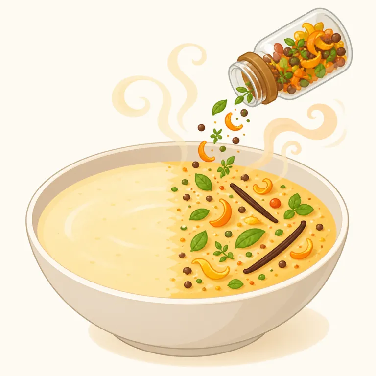 flavouring（風味付け・noun）の覚え方イラスト