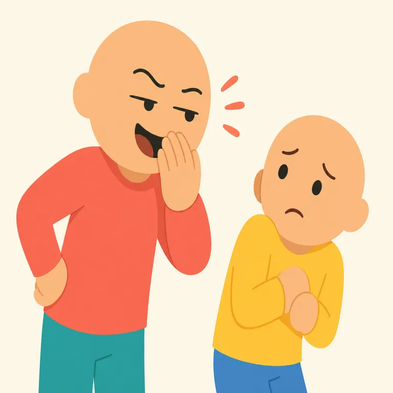 fleer（あざ笑う・動詞）の覚え方イラスト — fleer は日常語というより sneer や jeer の近くに置くと覚えやすい語