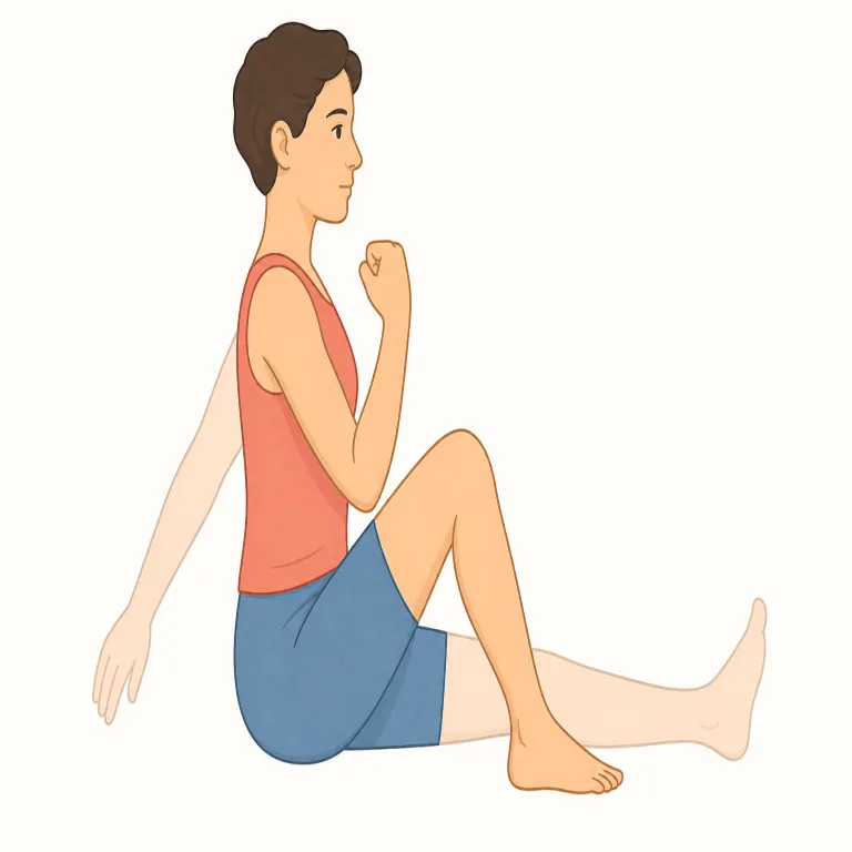 flexion（屈曲・名詞）の覚え方イラスト — flex- を flexible「曲がりやすい」とセットで押さえると、flexion は「曲げること」という名詞だと取りやすいです