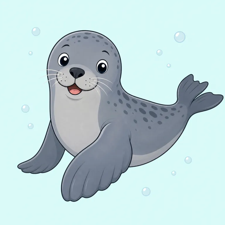 flipper（ひれ・名詞）の覚え方イラスト — flip を知っていれば覚えやすいです