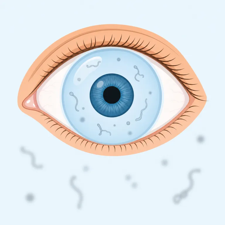 floater（目の中の浮遊物・noun）の覚え方イラスト