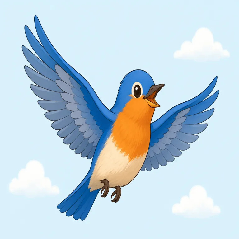 fly（飛ぶ・動詞）の覚え方イラスト — fly は「空を移動する方法」に焦点を置く動詞として覚えると整理しやすいです