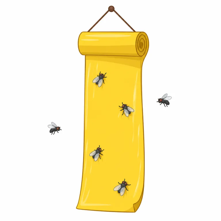 flycatcher（ヒタキ・名詞）の覚え方イラスト — この意味の flycatcher は、道具としての「ハエ取り器」ではなく、飛んでいる虫を捕まえて食べる小型の鳥を指します