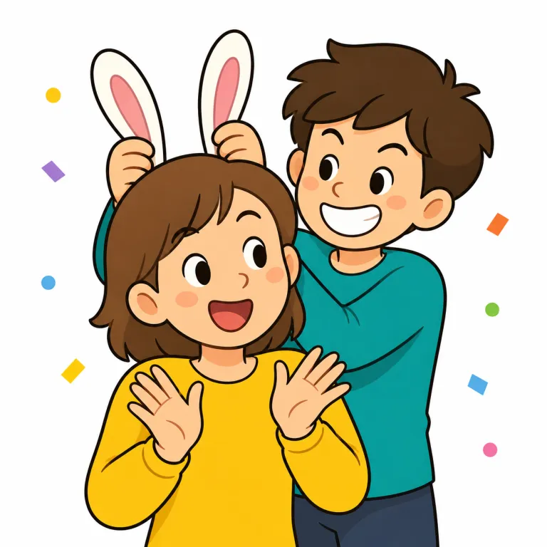fool（ふざける・verb）の覚え方イラスト