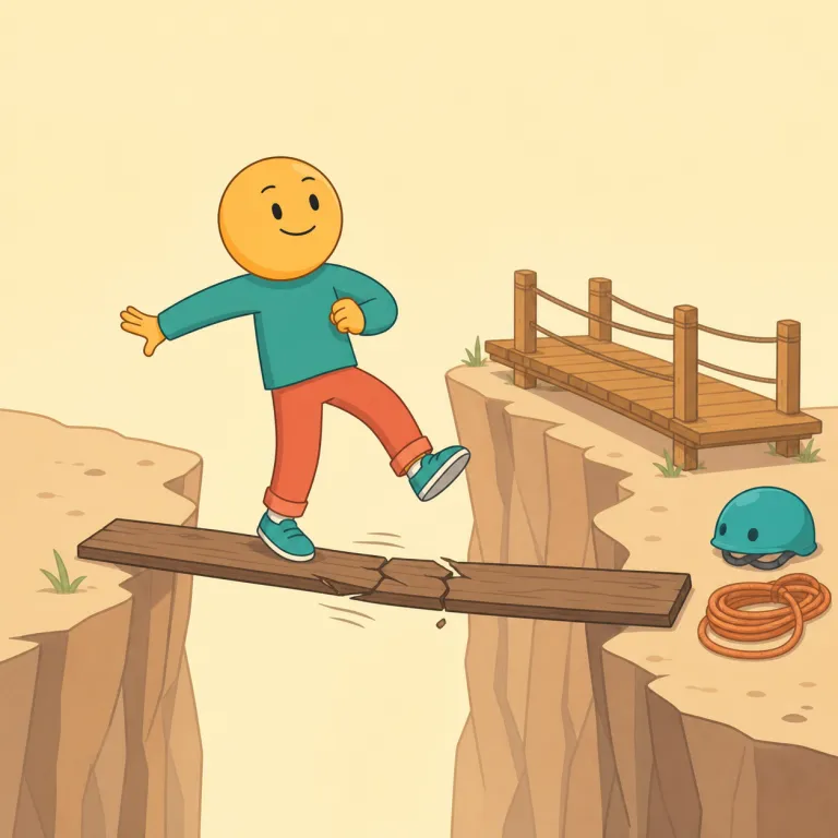 foolhardy（無謀な・形容詞）の覚え方イラスト — fool + hardy と見れば覚えやすい語です