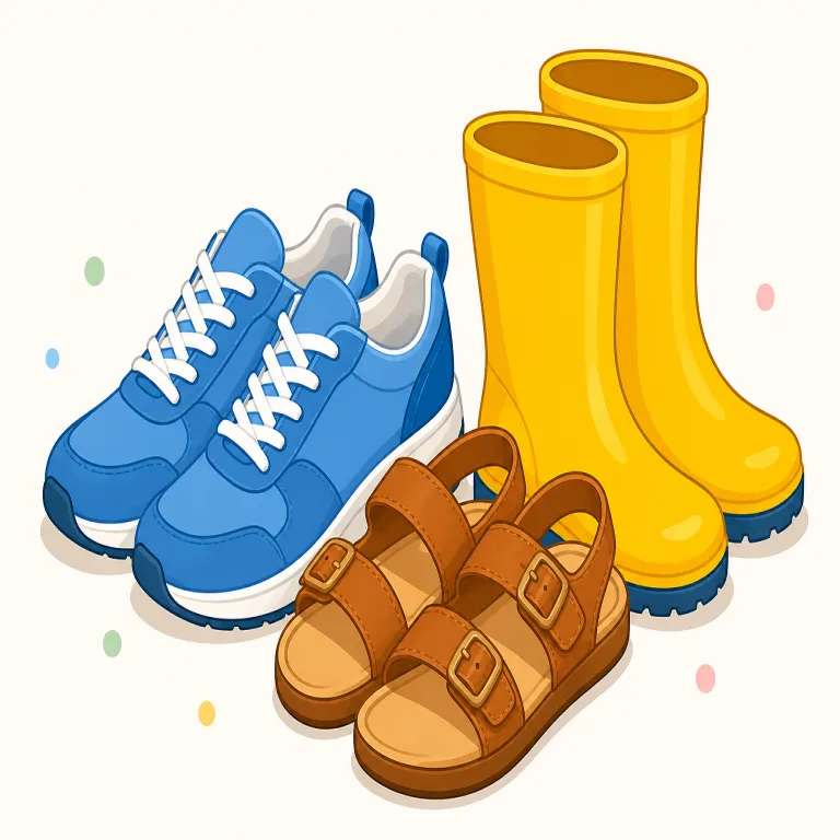 footwearの覚え方イラスト
