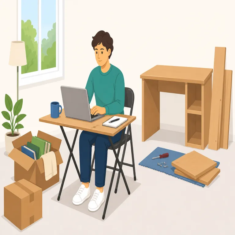 for the time being（当分の間・イディオム）の覚え方イラスト — for the time being は「今そうである時間のあいだ」と分けて考えると、「当分の間」に結びつきます