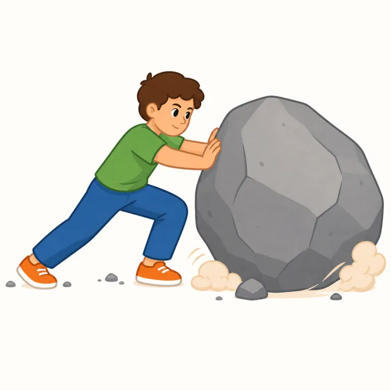 forceful（力強い・形容詞）の覚え方イラスト — forceful は force「力」に -ful「満ちた」が付いた形容詞です