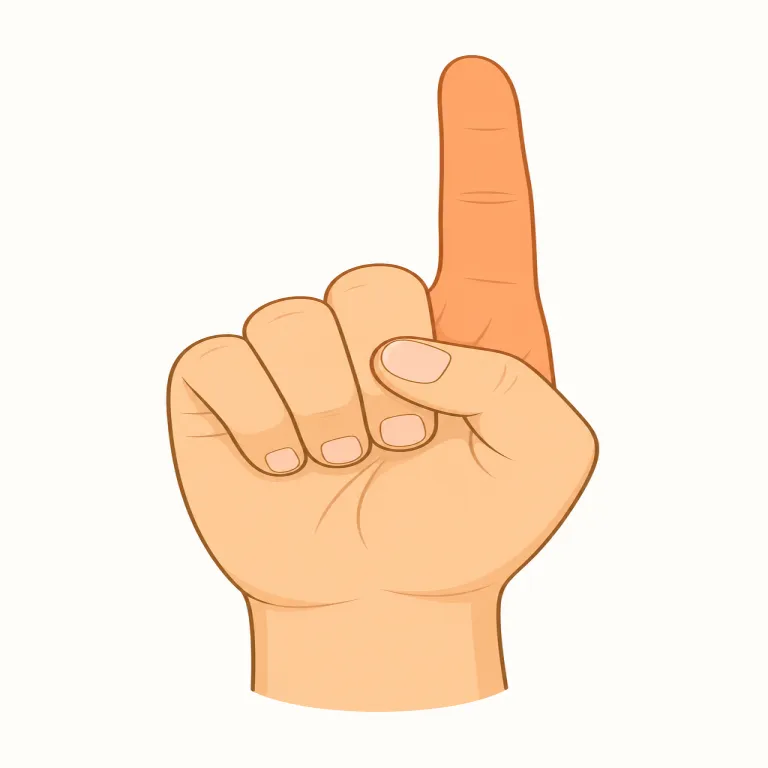 forefinger（人差し指・名詞）の覚え方イラスト — このエントリでは forefinger を、専門語の「示指」ではなく、日常的な言い方の「人差し指」として覚えます