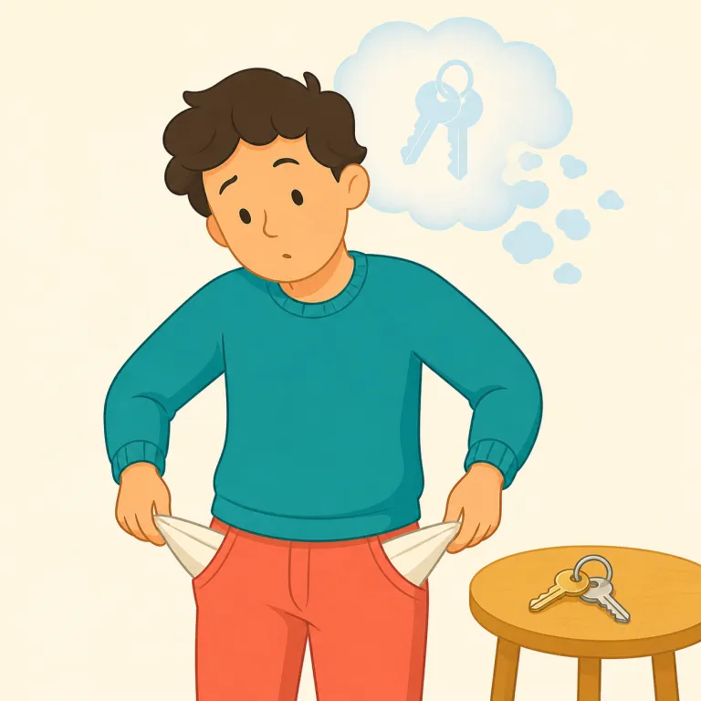 forgetfulness（物忘れ・名詞）の覚え方イラスト — 核は forget「忘れる」