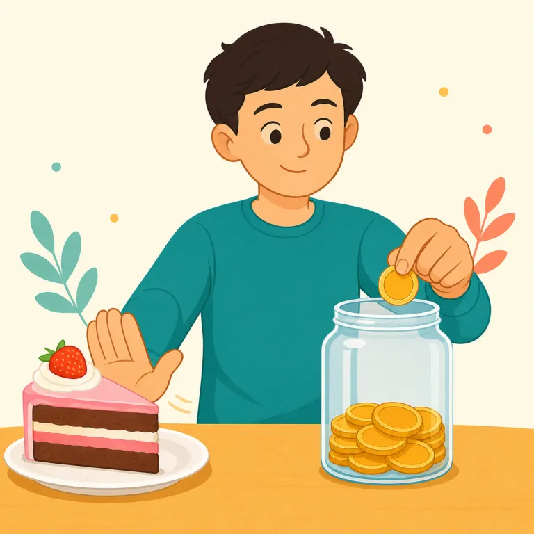 forgoing（放棄する・動詞）の覚え方イラスト — forgo は「go without（なしで進む）」に近い感覚で捉えると残りやすい語