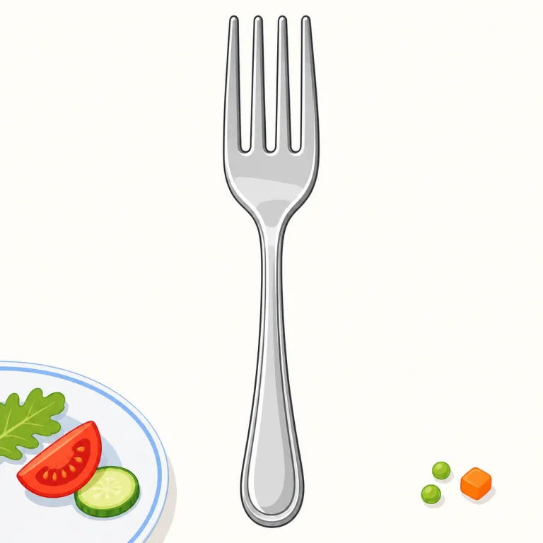 fork（フォーク・名詞）の覚え方イラスト