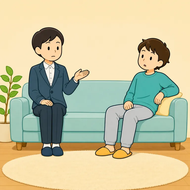 formally（形式ばって・adverb）の覚え方イラスト